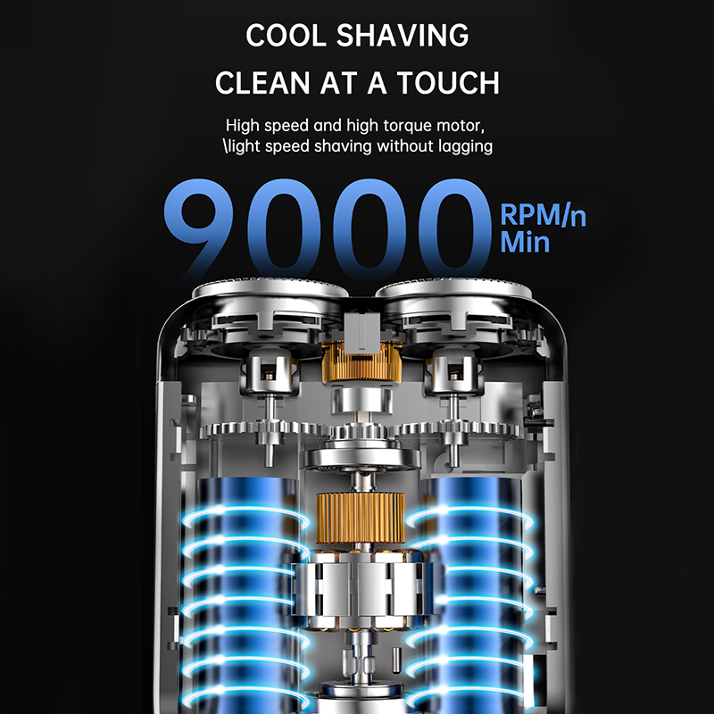 ⚡ 50% RABATT NU! 🔪 Portabel Mini Elektrisk Rakapparat för Män – AI Beard Sensing & Magnetisk Sughuvud – Perfekt för Resor & Vardag – Snabbladdning 🧔