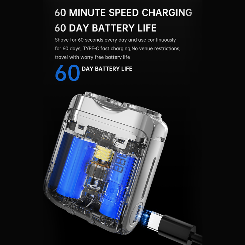 ⚡ 50% RABATT NU! 🔪 Portabel Mini Elektrisk Rakapparat för Män – AI Beard Sensing & Magnetisk Sughuvud – Perfekt för Resor & Vardag – Snabbladdning 🧔