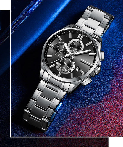 ✨ 2025 Executive Edition | Herrklocka i rostfritt stål | Svensk lyxdesign⌚