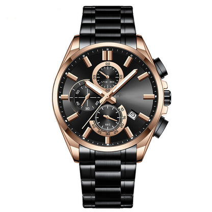 ✨ 2025 Executive Edition | Herrklocka i rostfritt stål | Svensk lyxdesign⌚