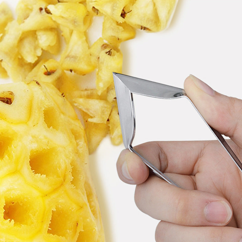 🍍✨ 3-i-1 ananasfjerner - Fruktverktøy i rustfritt stål | Lett å rengjøre design 🍽️