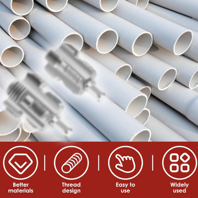 🔧 Gjengeverktøy for PVC-rør | For innvendige og utvendige gjenger ⚙️ | Profesjonelt sett 🛠️