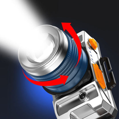 ✨ Smart solcellsladdande LED-strålkastare | Automatisk sensor 🚶‍♂️| 2000 lumen 💡