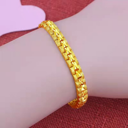 💎 Handgjort armband i förgyllt silver 🔥 Gratis presentinslagning + kort