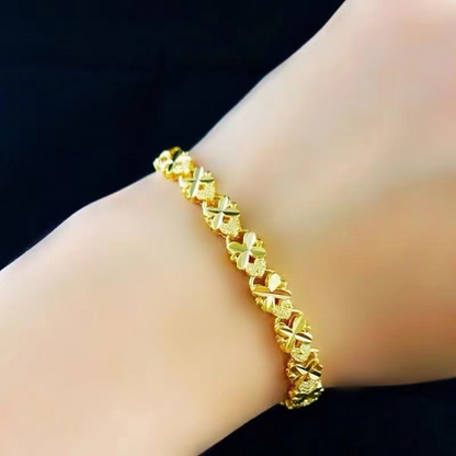 💎 Handgjort armband i förgyllt silver 🔥 Gratis presentinslagning + kort