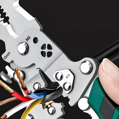 🔧 FÄRDIG MED 5 VERKTYG? Elektrisk Mät-tång – Mäter spänning + klipper + bänder i EN!