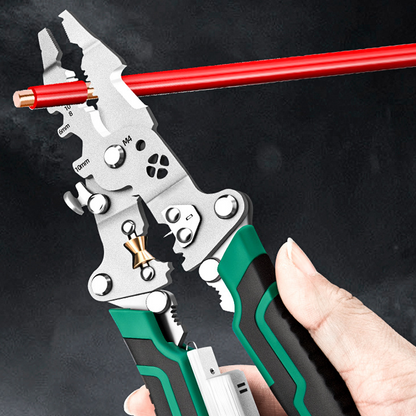 🔧 FÄRDIG MED 5 VERKTYG? Elektrisk Mät-tång – Mäter spänning + klipper + bänder i EN!