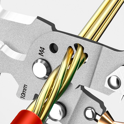 🔧 FÄRDIG MED 5 VERKTYG? Elektrisk Mät-tång – Mäter spänning + klipper + bänder i EN!
