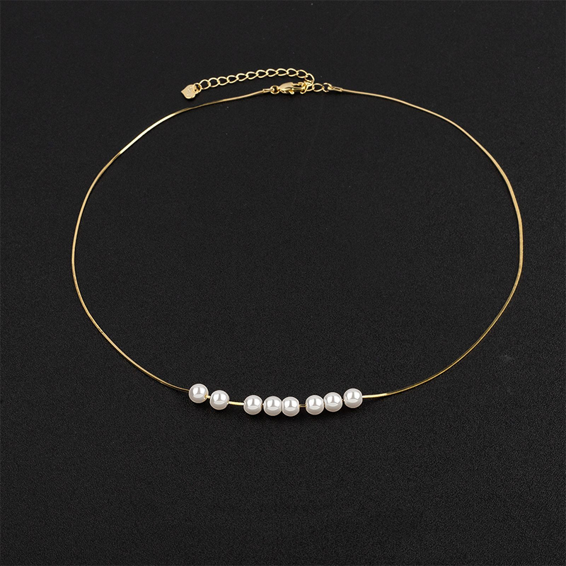 💕Lansering💕Dubbel Halsband med 3D-rosor och pärlor (2 set)