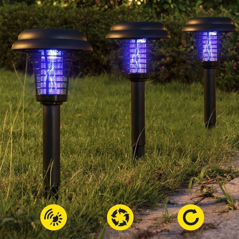 🔥Sommer - Beste pris🔥Soldrevet mygglampe på stang 