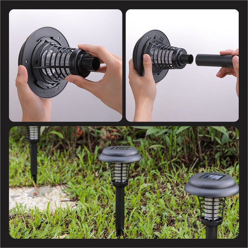 🔥Sommer - Beste pris🔥Soldrevet mygglampe på stang 