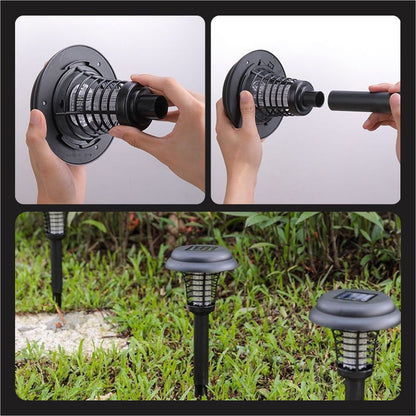 🔥Sommer - Beste pris🔥Soldrevet mygglampe på stang 