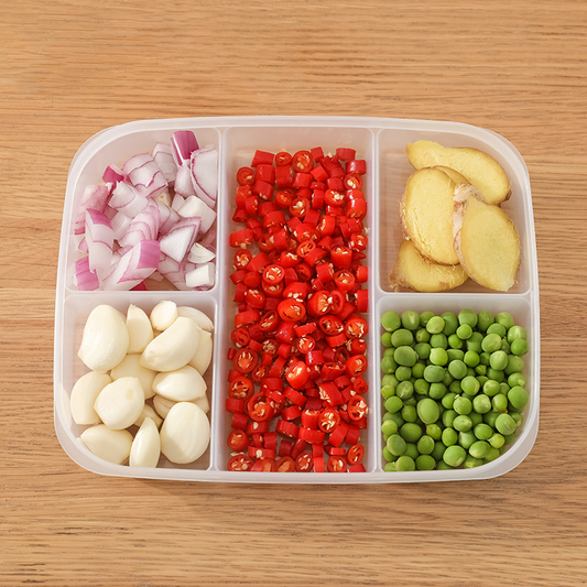🍱 【SMART MATOPPBEVARING】5-i-1 BPA-fri matboks med skillevegger