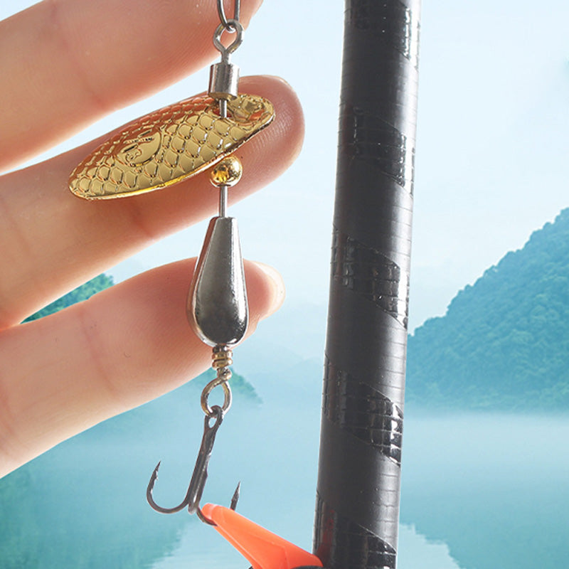 🎣✨ FÅ FLER BITES MED BLÄNDANDE BETEN! Limited Time - Glittrande Spinndrag med krokar 50% REA – Fånga mer fisk med denna magiska lura!