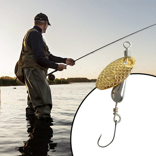 🎣✨ FÅ FLERE BITT MED Dazzling Lures! Begrenset tid - Sparkling Spinning Lures med kroker 50 % RABATT – Fang mer fisk med dette magiske agnet!