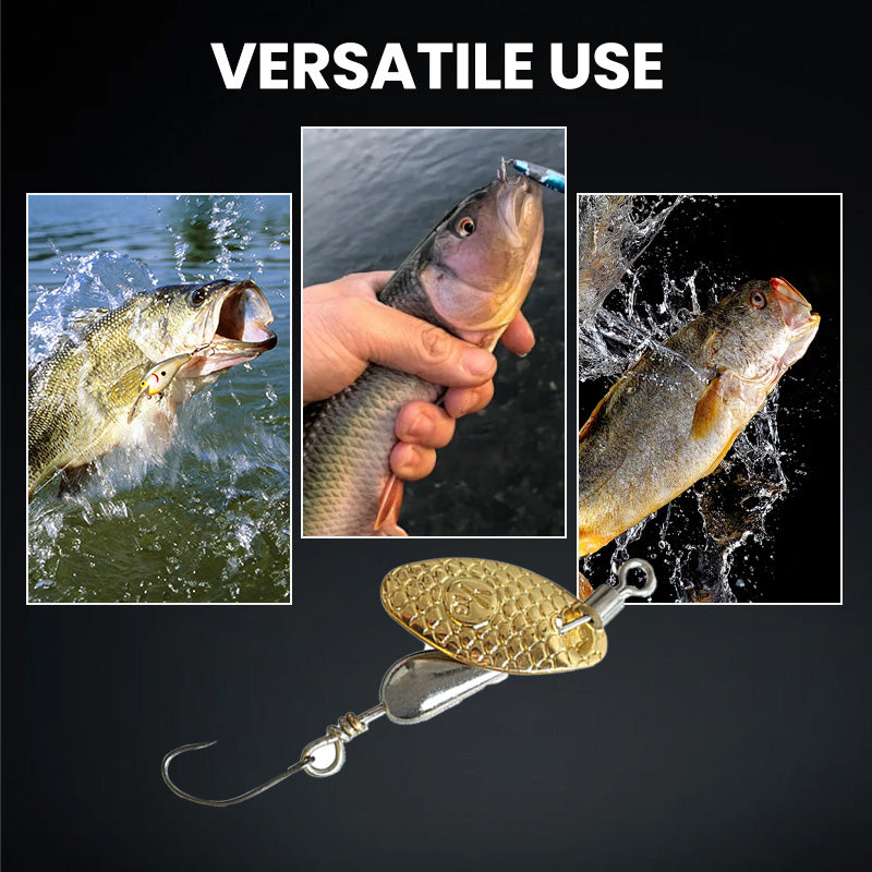 🎣✨ FÅ FLER BITES MED BLÄNDANDE BETEN! Limited Time - Glittrande Spinndrag med krokar 50% REA – Fånga mer fisk med denna magiska lura!