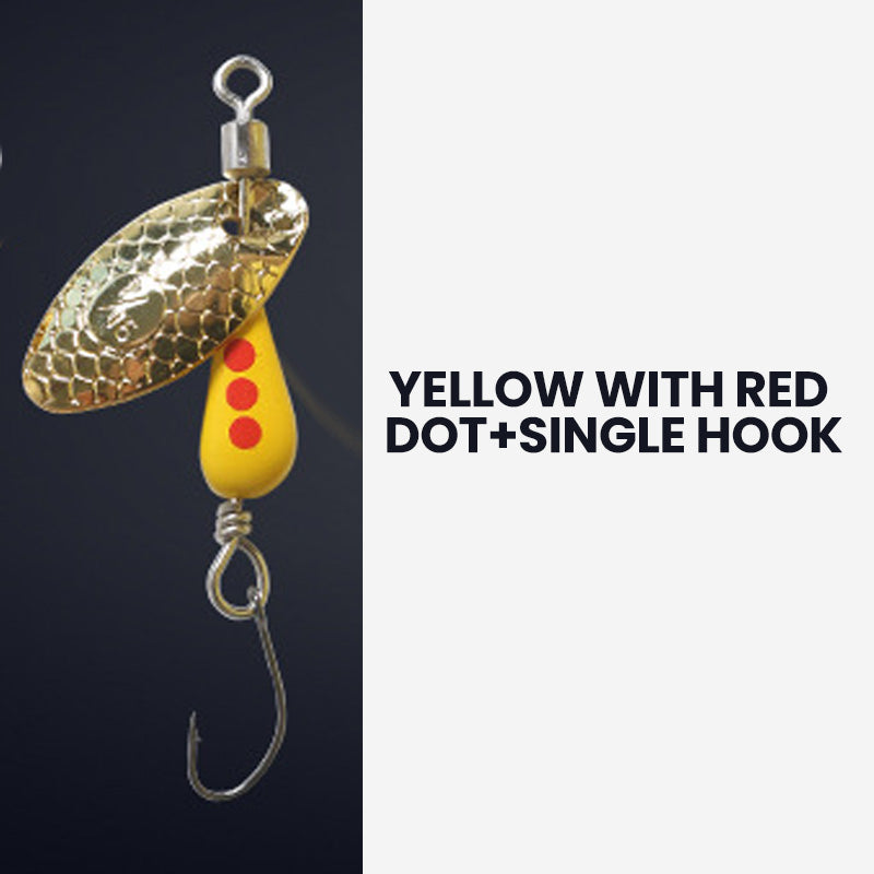 🎣✨ FÅ FLER BITES MED BLÄNDANDE BETEN! Limited Time - Glittrande Spinndrag med krokar 50% REA – Fånga mer fisk med denna magiska lura!