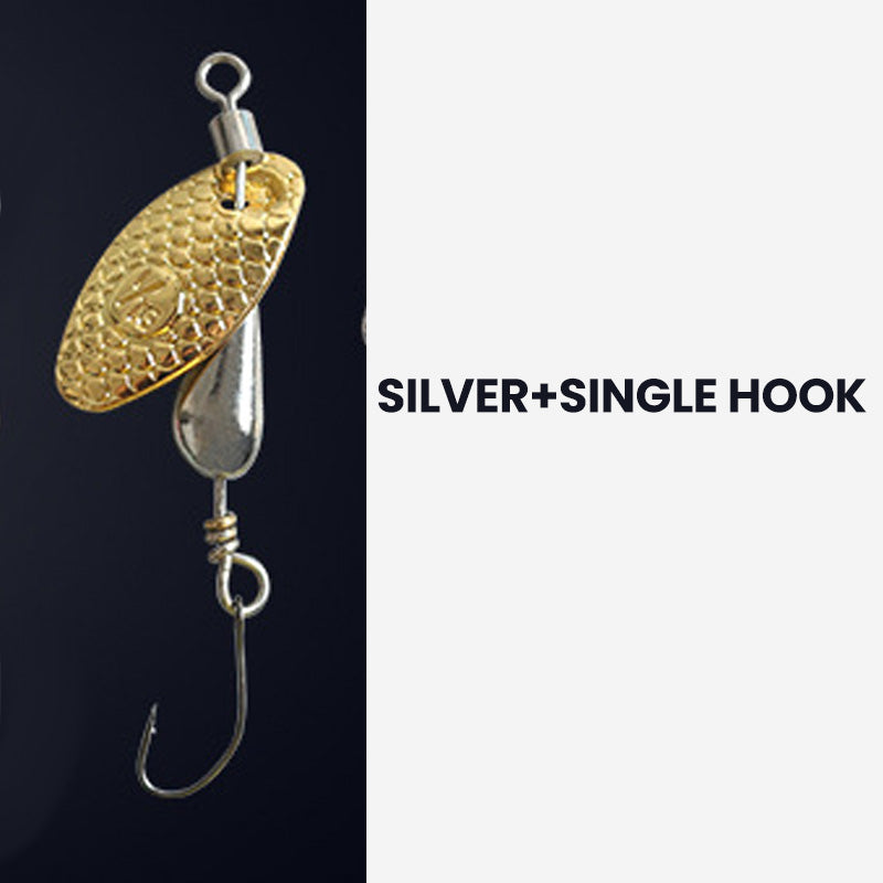 🎣✨ FÅ FLER BITES MED BLÄNDANDE BETEN! Limited Time - Glittrande Spinndrag med krokar 50% REA – Fånga mer fisk med denna magiska lura!