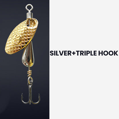 🎣✨ FÅ FLER BITES MED BLÄNDANDE BETEN! Limited Time - Glittrande Spinndrag med krokar 50% REA – Fånga mer fisk med denna magiska lura!