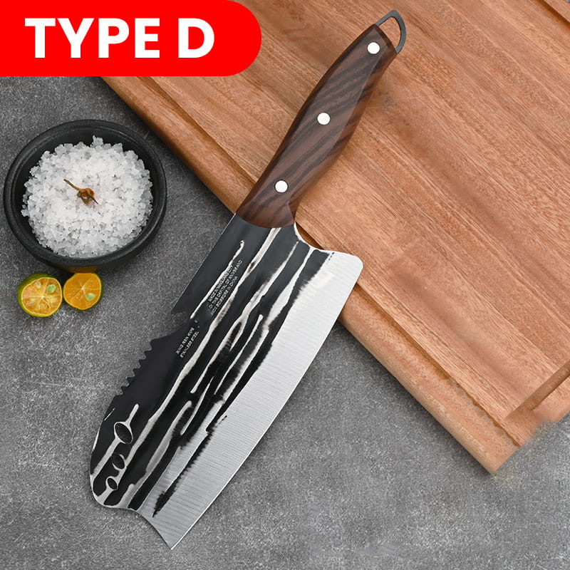 🔪✨ Professionell kniv för alla kök! Högkvalitativt rostfritt stål, ergonomiskt handtag