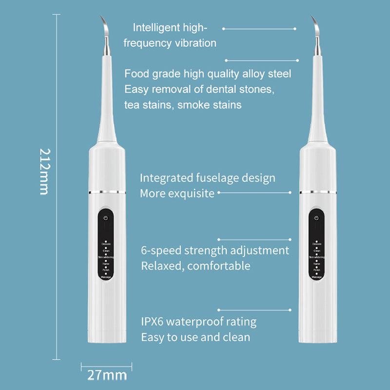 ⌛Selges til halv pris 🦷Profesjonell ultralyd tannrenser med flere funksjoner og hastigheter