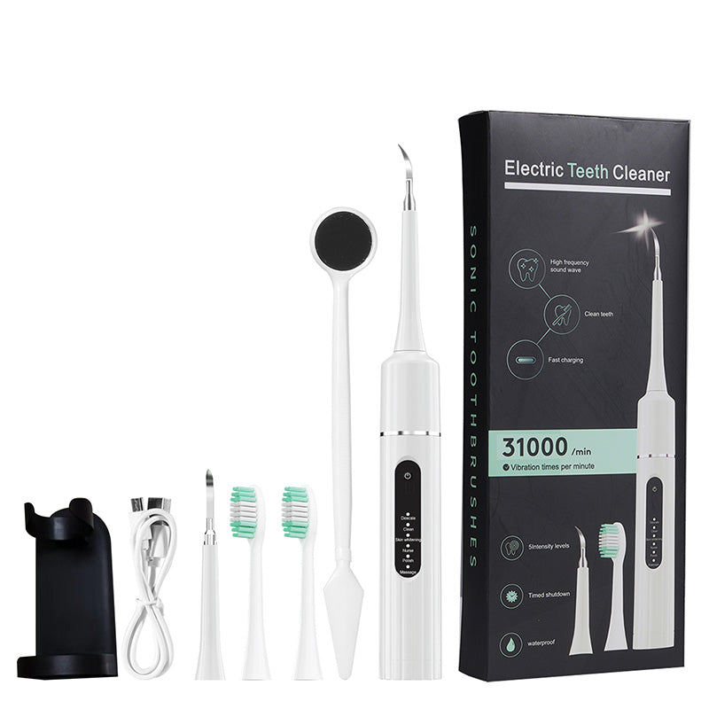 ⌛Selges til halv pris 🦷Profesjonell ultralyd tannrenser med flere funksjoner og hastigheter