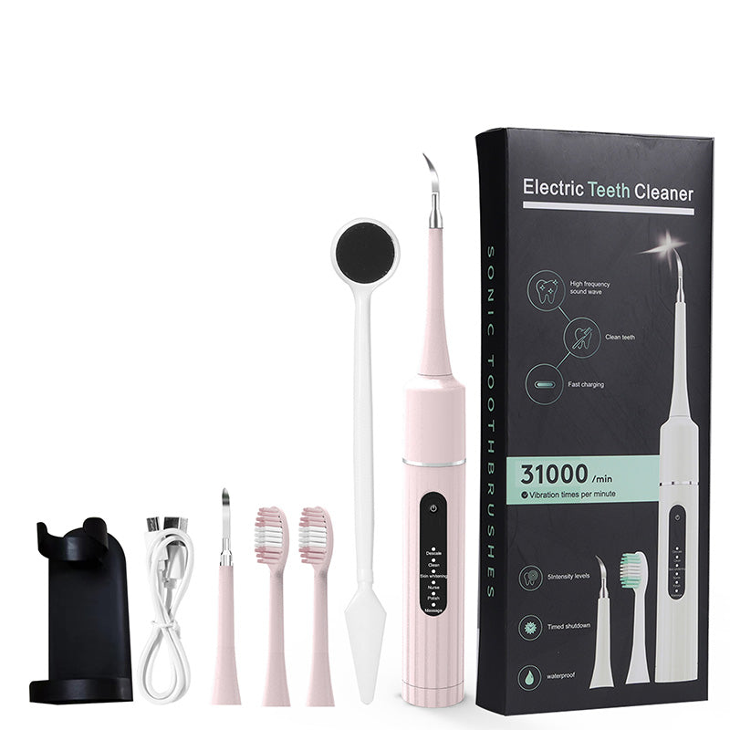 ⌛Selges til halv pris 🦷Profesjonell ultralyd tannrenser med flere funksjoner og hastigheter