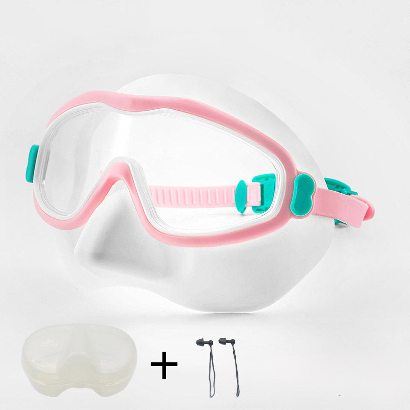 🏊‍♂️ 50% RABATT! 🔥 Unisex HD Anti-UV Anti-Choking Vattentäta Integrerade Simglasögon – Klar Sikt, Bekväm Passform & Perfekt För Simning, Hav & Äventyr 🌊