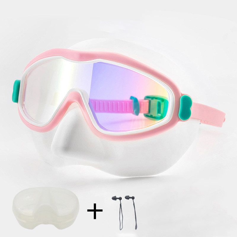 🏊‍♂️ 50% RABATT! 🔥 Unisex HD Anti-UV Anti-Choking Vattentäta Integrerade Simglasögon – Klar Sikt, Bekväm Passform & Perfekt För Simning, Hav & Äventyr 🌊