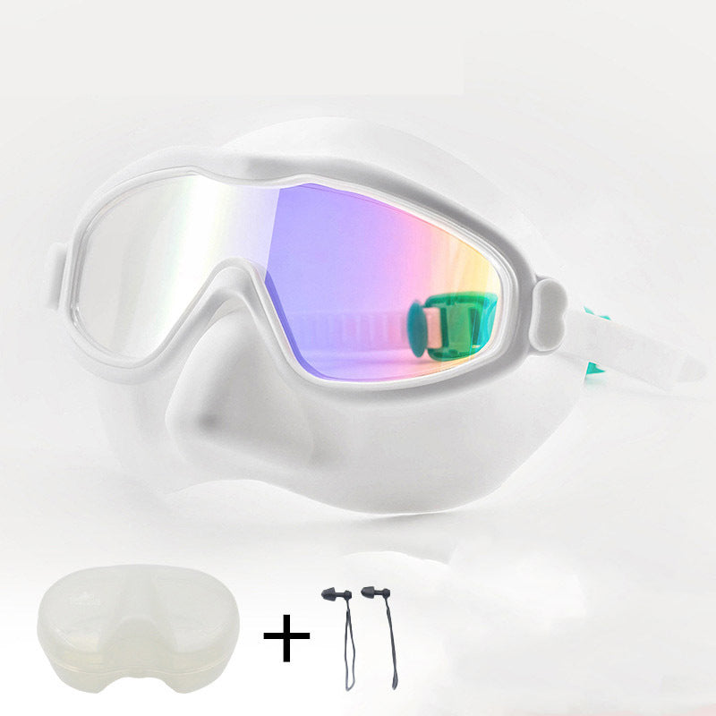 🏊‍♂️ 50% RABATT! 🔥 Unisex HD Anti-UV Anti-Choking Vattentäta Integrerade Simglasögon – Klar Sikt, Bekväm Passform & Perfekt För Simning, Hav & Äventyr 🌊