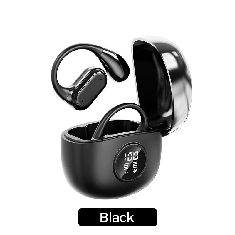 🎁 Den bästa presenten någonsin – Trådlösa AI-översättningshörlurar med OWS & Bluetooth 5.4 (Passar till iOS och Android) 🎁