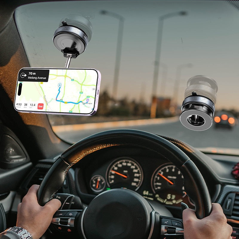 📱 "Köp 1, Få 1 GRATIS! ✨ Fällbar Magnetisk Mobilhållare för Bilen – NU med 50% RABATT!"