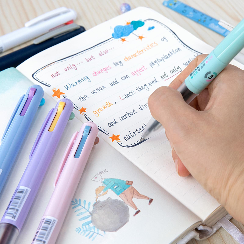 ”1 PENNA = 4 FÄRGER! ✍️ FÖRSVINNANDE SLADD OCH KRÄNGEL!