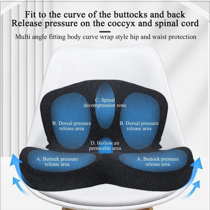 🚗50% RABATT!💺 ERGONOMISK BILSTOL – KÖR I KOMFORT HELA DAGEN! ✨ Halkfri minnesskumsits – Formar sig efter din kropp