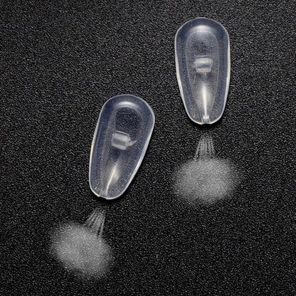 Halkfria näskuddar i silikon för glasögon