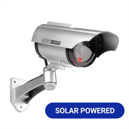 ✨ Skräm bort tjuvar! ✨ Upptäck vår solcellsdrivna säkerhetskamera med LED-blixt!