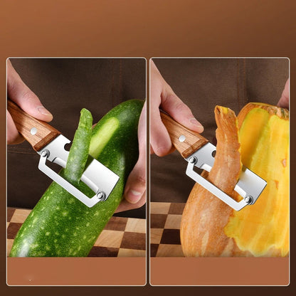🥕 KÖP 2 FÅ 1 GRATIS! ✨ Multifunktionell Grönsaksskalare för Köket – Rostfritt Stål, Ergonomiskt Handtag & Perfekt för Frukt & Grönsaker 🔪