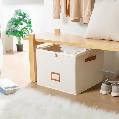 ⏰🔥BEGRÄNSAD TID: 50 % RABATT! 👟 Förvaringslåda i tyg för skor – hopfällbar, stor kapacitet, dammtät och andas för garderob & sovrum 🧺✨