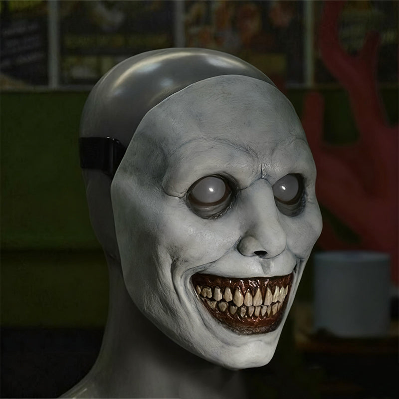 🔥Stor Halloween-överraskning!!💀Läskigt skräck-Halloweenmask