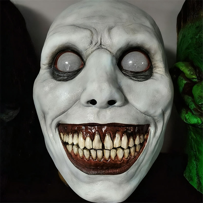 🔥Stor Halloween-överraskning!!💀Läskigt skräck-Halloweenmask