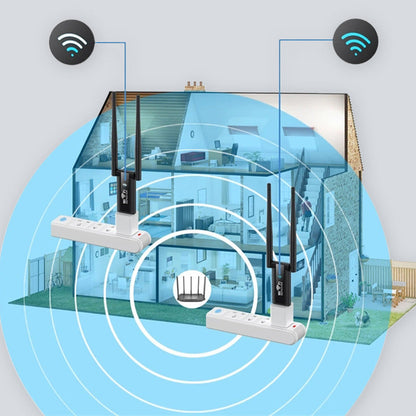 📶🚀 USB-WiFi-Signalförstärkare med dubbla antenner – utöka WiFi-täckningen hemma och på kontoret 🏠✨