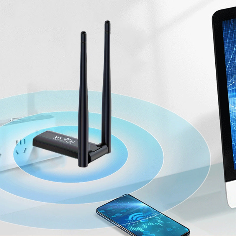 📶🚀 USB-WiFi-Signalförstärkare med dubbla antenner – utöka WiFi-täckningen hemma och på kontoret 🏠✨