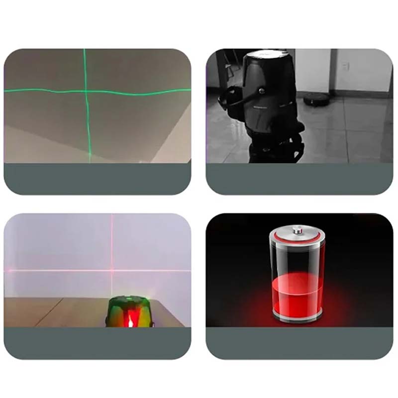 📐 50% RABATT! ⚡ 90° Infraröd Vinkellaser – Exakt Nivellering, Magnetisk Fästning & Självjusterande 🔴