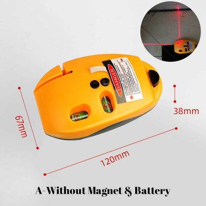 📐 50% RABATT! ⚡ 90° Infraröd Vinkellaser – Exakt Nivellering, Magnetisk Fästning & Självjusterande 🔴