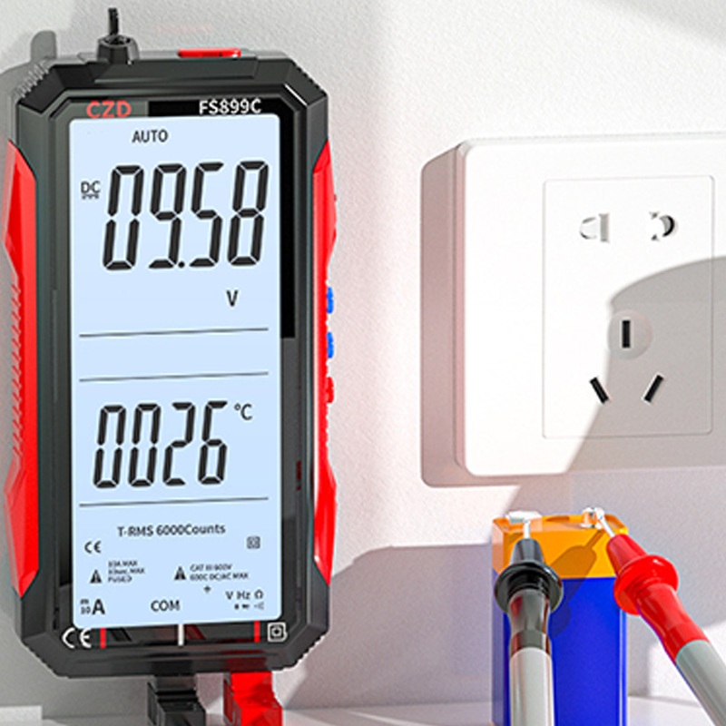 USB-uppladdningsbar Digital Multimeter