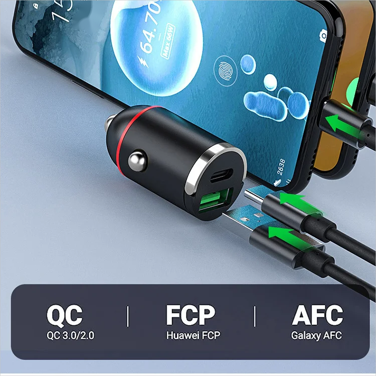 🚗 50 % RABATT NÅ! ✨ 2-porters kompakt hurtiglader for bilen – 24 W USB-C og USB-A med overopphetingsbeskyttelse for effektiv lading mens du er på reise 🔌📱