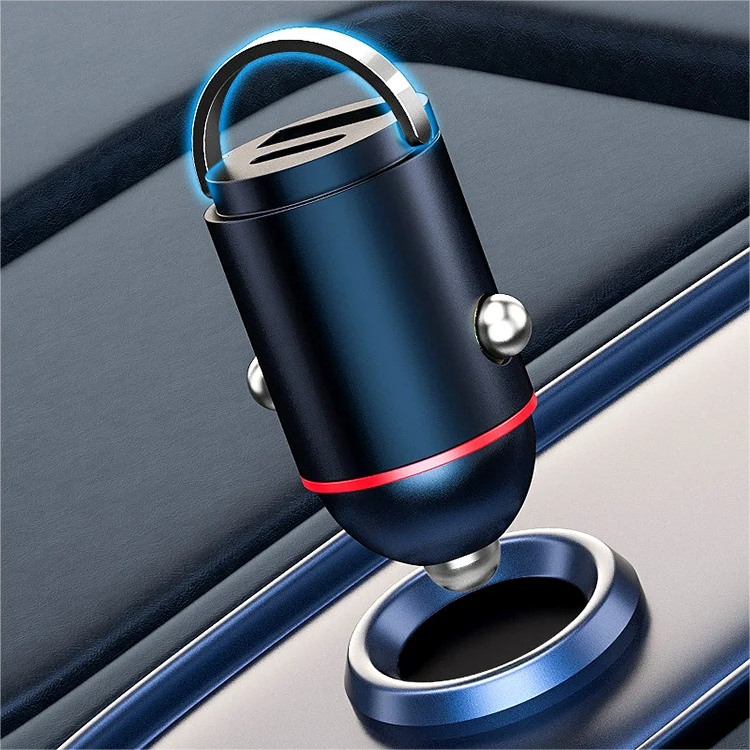 🚗 50 % RABATT NÅ! ✨ 2-porters kompakt hurtiglader for bilen – 24 W USB-C og USB-A med overopphetingsbeskyttelse for effektiv lading mens du er på reise 🔌📱