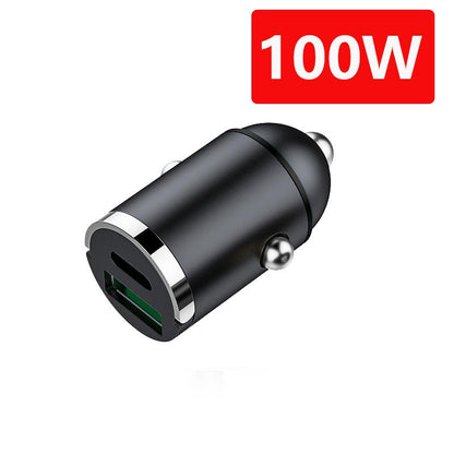 🚗 50 % RABATT NÅ! ✨ 2-porters kompakt hurtiglader for bilen – 24 W USB-C og USB-A med overopphetingsbeskyttelse for effektiv lading mens du er på reise 🔌📱