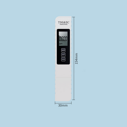 💧 50% RABATT NU! 🌊 3-i-1 TDS Vattenkvalitetstestare – Mäter pH, Klor & Hårdhet – Perfekt för Pool & Akvarium 📱