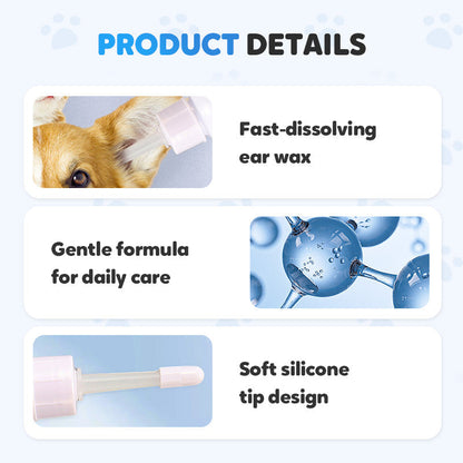 🐾 KÖP 2 FÅ 3! ✨ Öronrengörare för Hund & Katt - Skonsam Formula med Lugnande Aloe för att Förebygga Infektioner & Obehagliga Lukter 🌿👂